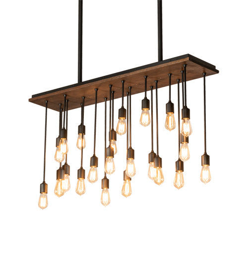Meyda Tiffany 217430 22 Light Pendant, Oxidized Steel