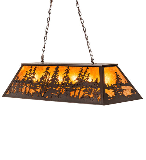 Meyda Tiffany 217916 Six Light Pendant, Mahogany Bronze