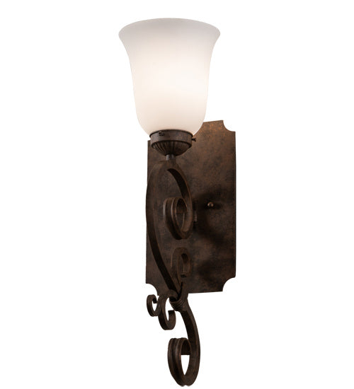 Meyda Tiffany 218111 One Light Wall Sconce, Antique Rust