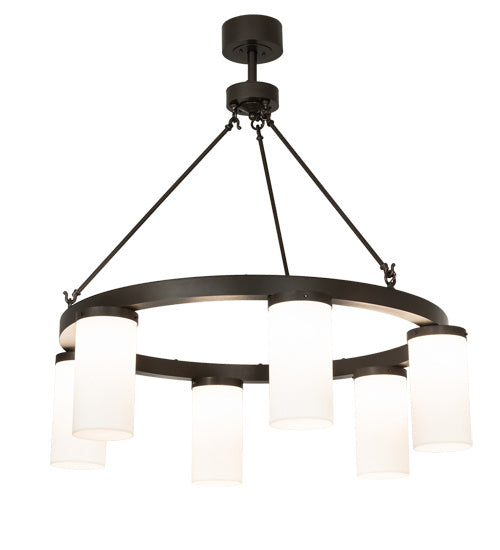 Meyda Tiffany 218501 Six Light Chandelier, Bronze