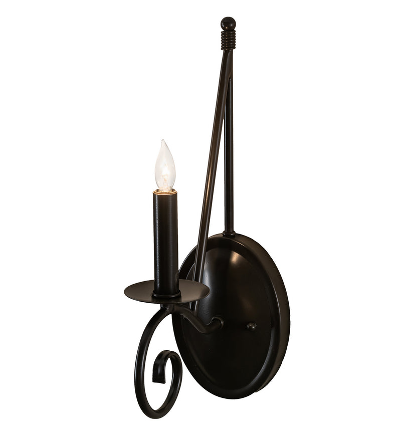 Meyda Tiffany 218648 One Light Wall Sconce, Timeless Bronze