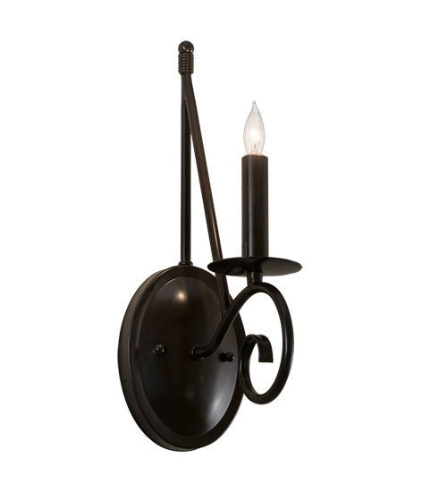 Meyda Tiffany 218648 One Light Wall Sconce, Timeless Bronze