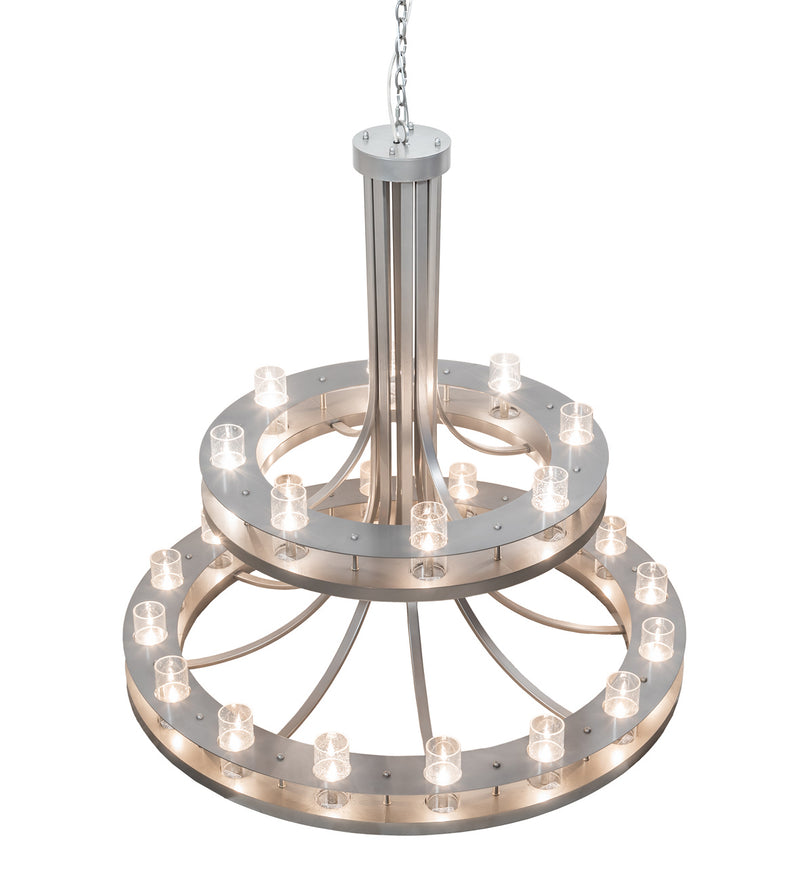 Meyda Tiffany 218772 24 Light Chandelier, Nickel