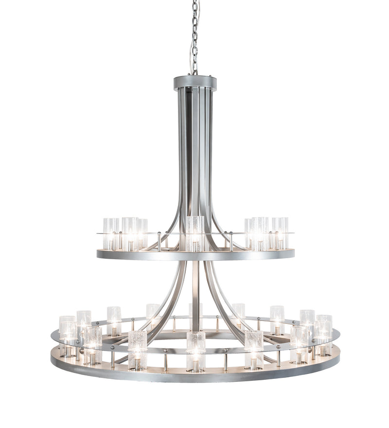 Meyda Tiffany 218772 24 Light Chandelier, Nickel