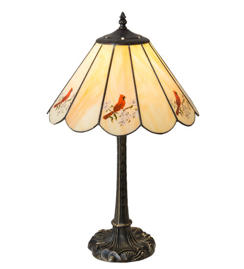 Meyda Tiffany 218825 One Light Table Lamp, Rust