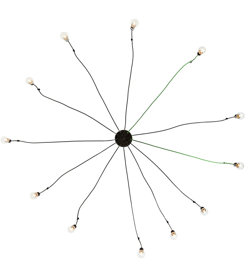 Meyda Tiffany 218830 LED Pendant, Solar Black