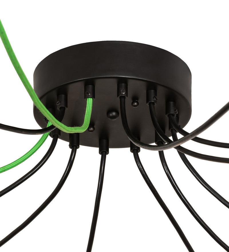 Meyda Tiffany 218830 LED Pendant, Solar Black