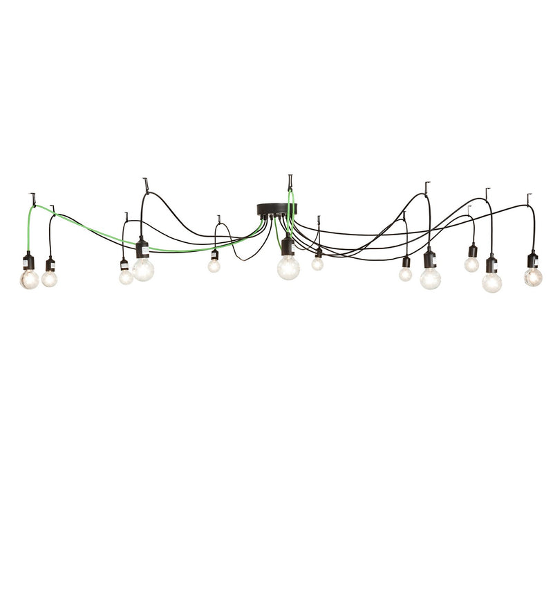 Meyda Tiffany 218830 LED Pendant, Solar Black