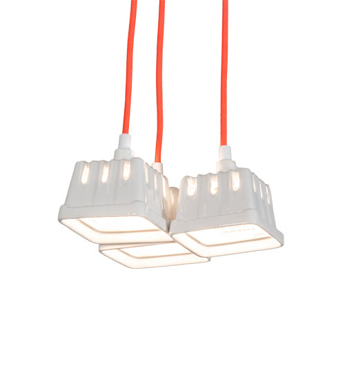 Meyda Tiffany 218854 LED Pendant, White