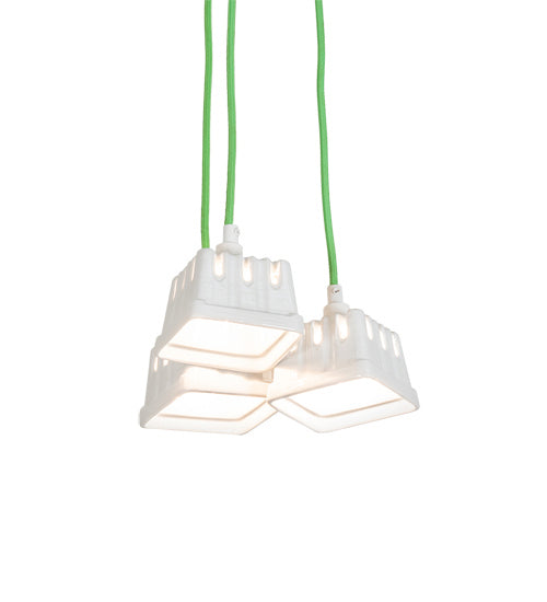 Meyda Tiffany 218855 LED Pendant, White