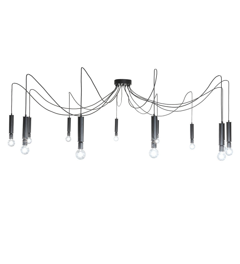 Meyda Tiffany 219179 LED Pendant, Solar Black