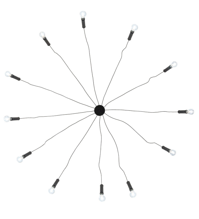 Meyda Tiffany 219179 LED Pendant, Solar Black