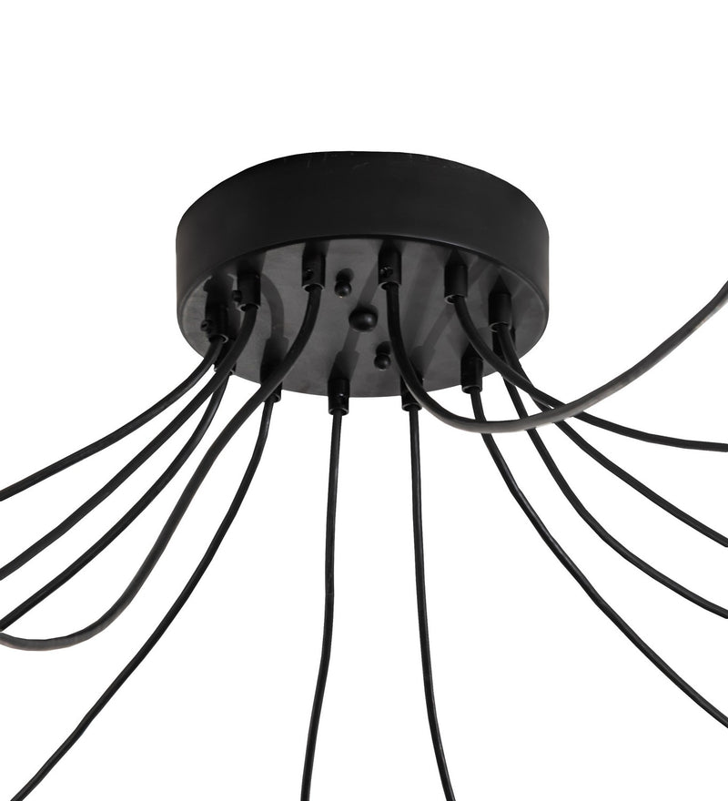 Meyda Tiffany 219179 LED Pendant, Solar Black