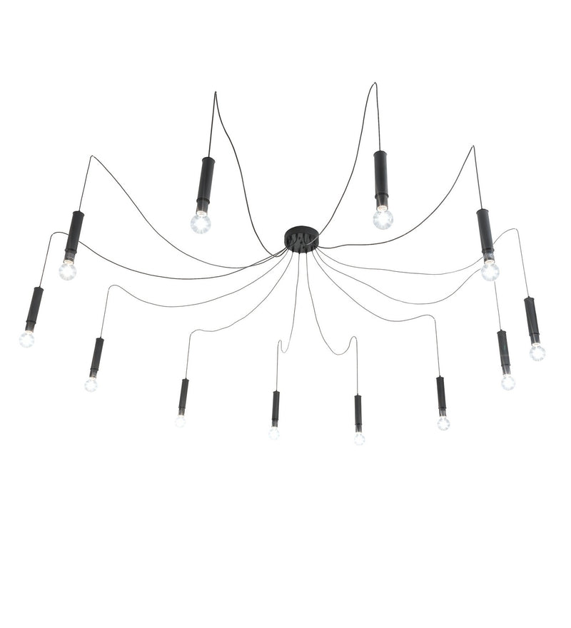 Meyda Tiffany 219179 LED Pendant, Solar Black