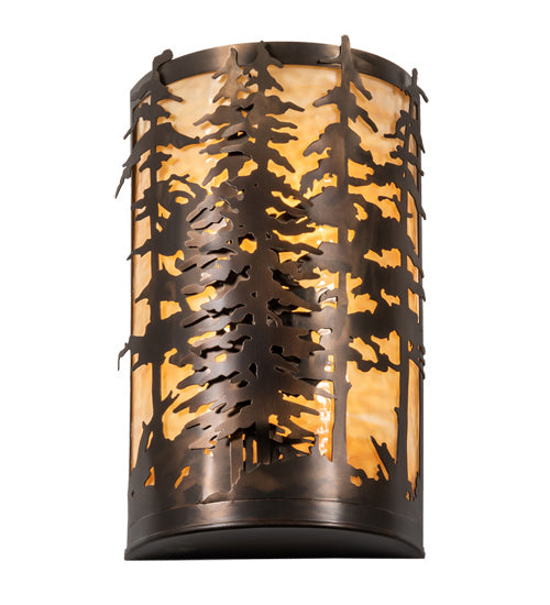 Meyda Tiffany 219377 Two Light Wall Sconce, Antique Copper