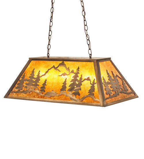 Meyda Tiffany 219532 Six Light Pendant, Antique Copper
