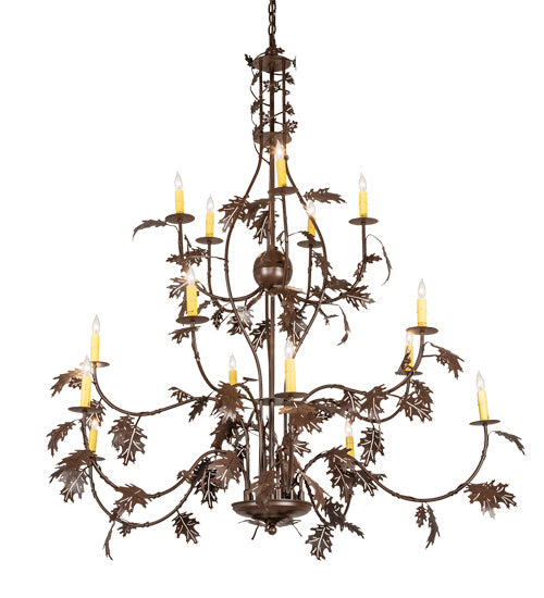 Meyda Tiffany 219577 15 Light Chandelier, Cafe Noir