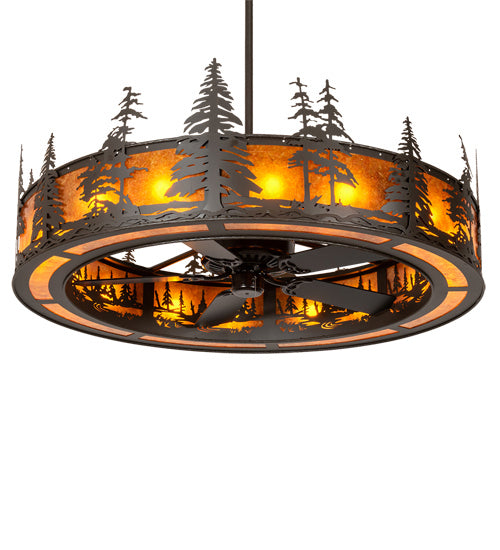 Meyda Tiffany 219635 16 Light Chandel-Air, Oil Rubbed Bronze