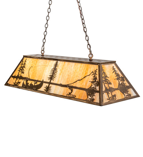 Meyda Tiffany 219638 Six Light Pendant, Antique Copper