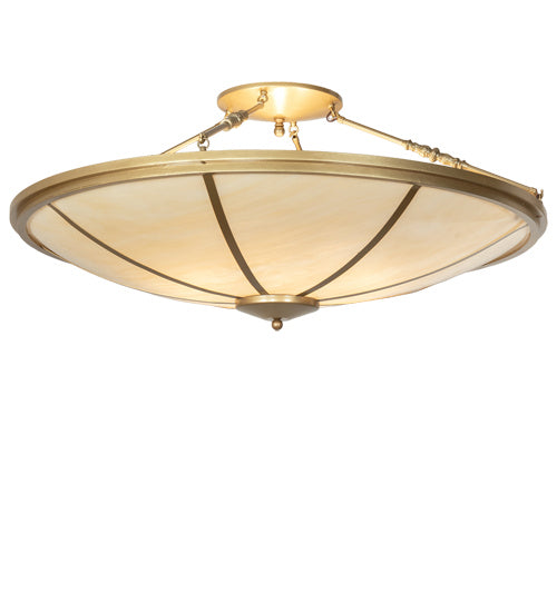 Meyda Tiffany 219646 Eight Light Semi-Flushmount, Gold Metallic