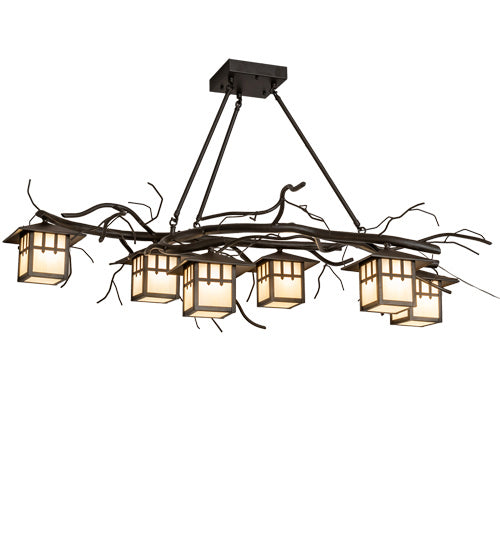 Meyda Tiffany 219670 Six Light Chandelier, Oil Rubbed Bronze