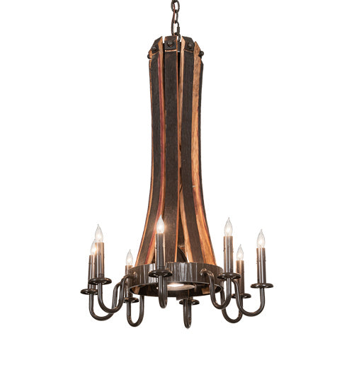 Meyda Tiffany 219855 Nine Light Chandelier, Timeless Bronze
