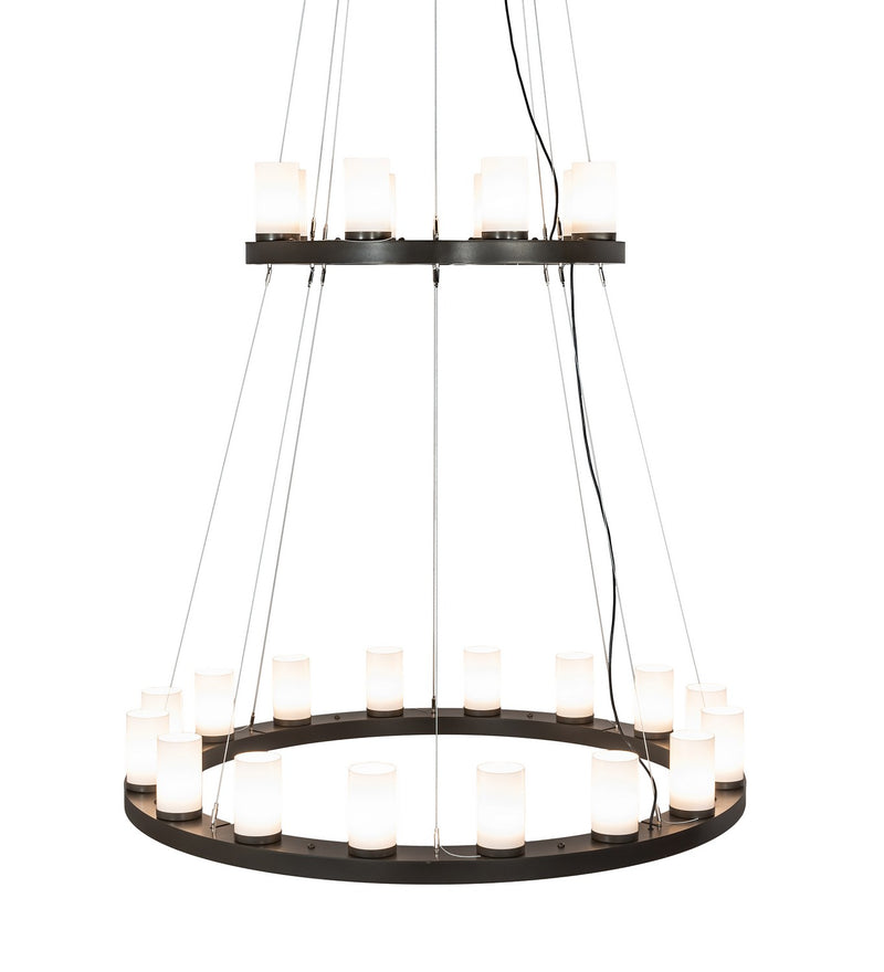 Meyda Tiffany 219925 LED Chandelier, English Brown