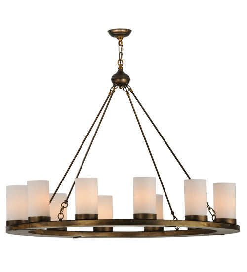 Meyda Tiffany 220081 12 Light Chandelier, Antique Copper