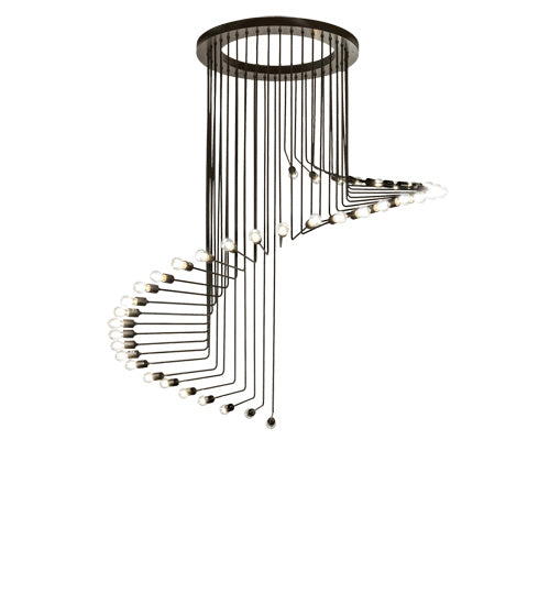 Meyda Tiffany 220082 LED Chandelier, Oil Rubbed Bronze