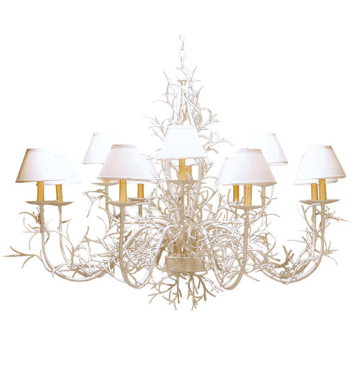 Meyda Tiffany 220146 12 Light Chandelier, Extreme Chrome