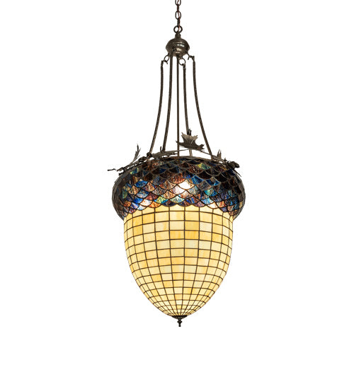 Meyda Tiffany 220216 Three Light Pendant, Timeless Bronze