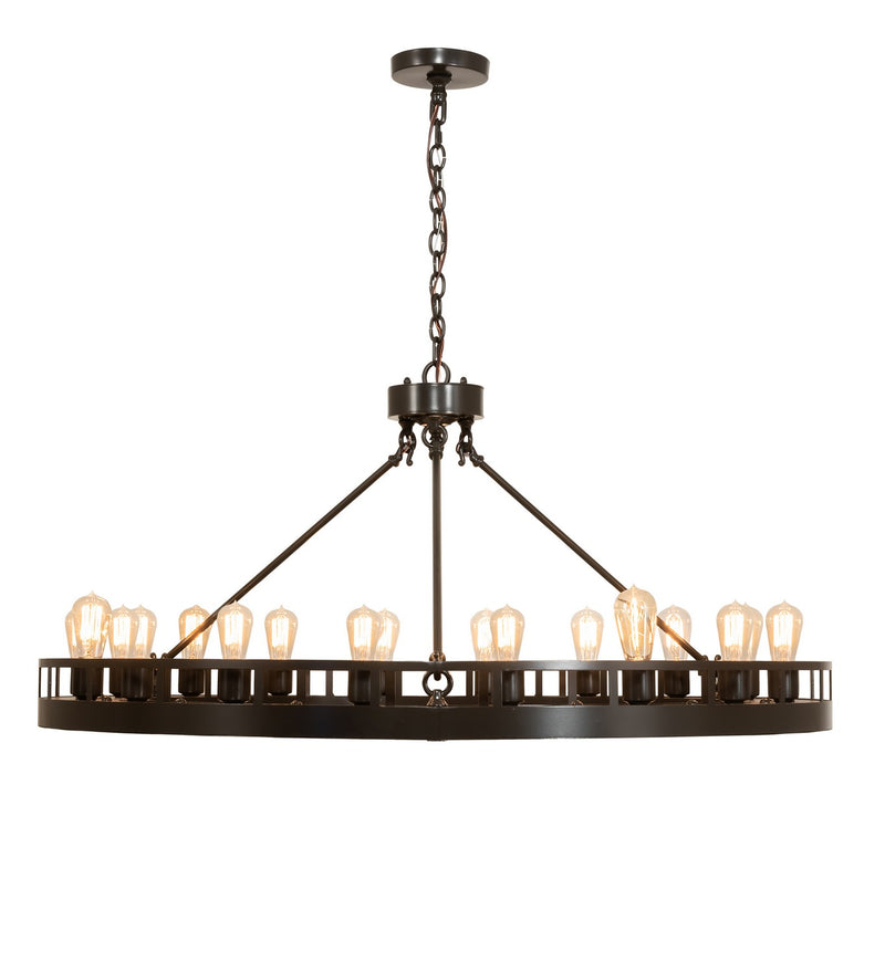 Meyda Tiffany 220284 18 Light Pendant, Timeless Bronze