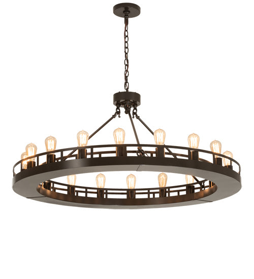 Meyda Tiffany 220284 18 Light Pendant, Timeless Bronze