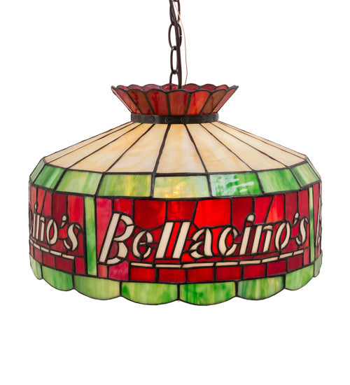 Meyda Tiffany 220447 One Light Pendant, Mahogany Bronze