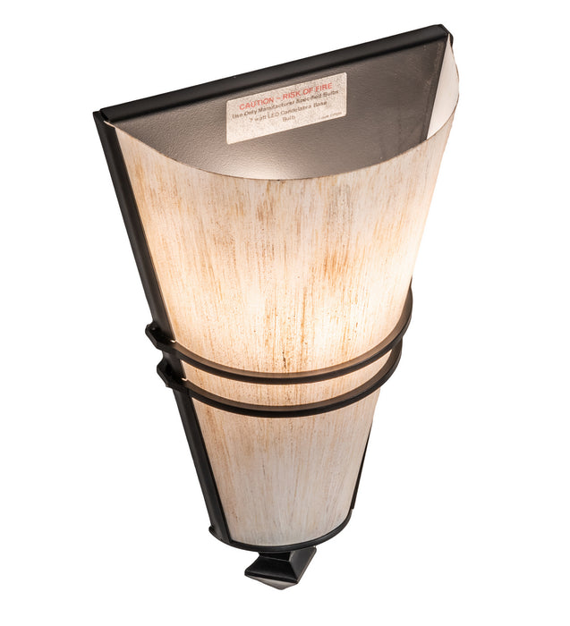 Meyda Tiffany 220598 One Light Wall Sconce, Blackwash