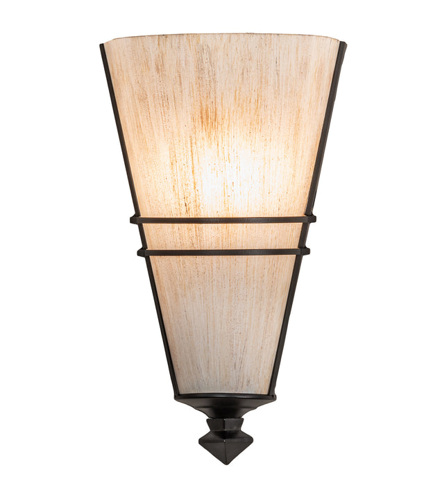 Meyda Tiffany 220598 One Light Wall Sconce, Blackwash