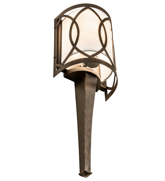 Meyda Tiffany 221009 One Light Wall Sconce, Gilded Tabacco