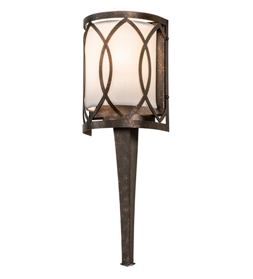 Meyda Tiffany 221009 One Light Wall Sconce, Gilded Tabacco