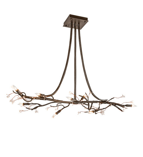 Meyda Tiffany 221125 Eight Light Chandelier, Oil Rubbed Bronze
