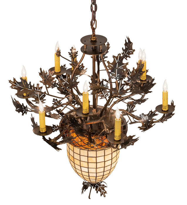 Meyda Tiffany 221201 11 Light Chandelier, Antique Copper