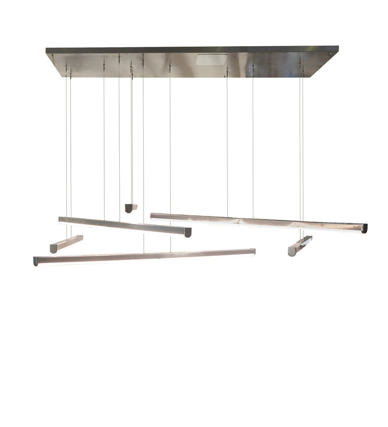 Meyda Tiffany 221302 LED Pendant, Britebond Chrome