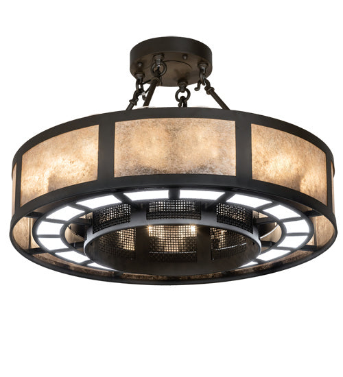 Meyda Tiffany 221480 LED Chandel-Air, Oil Rubbed Bronze