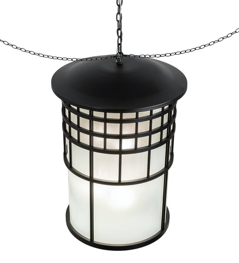 Meyda Tiffany 221578 Six Light Pendant, Solar Black
