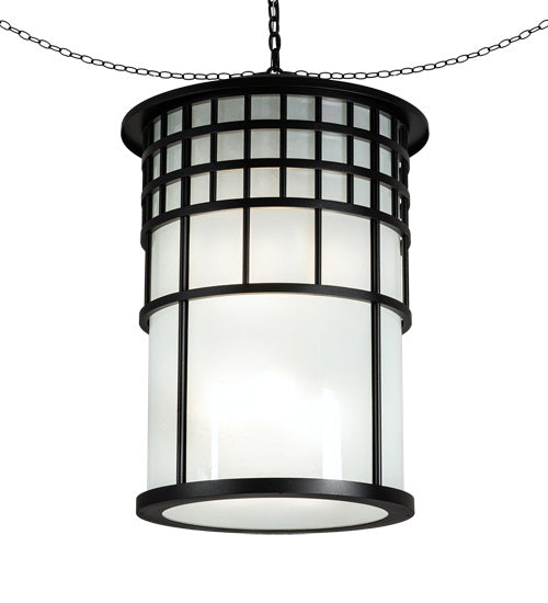 Meyda Tiffany 221578 Six Light Pendant, Solar Black