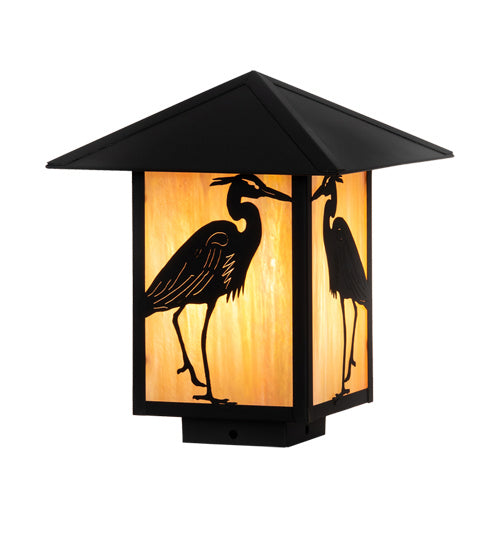 Meyda Tiffany 221655 One Light Pier Mount, Craftsman Brown