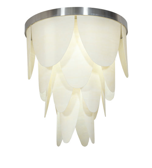 Meyda Tiffany 222159 LED Flushmount, Brushed Stainless Steel