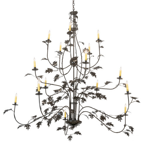 Meyda Tiffany 222594 15 Light Chandelier, Timeless Bronze