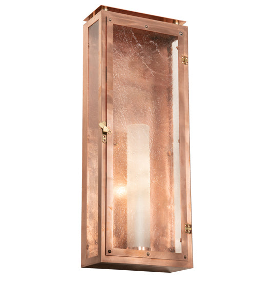 Meyda Tiffany 222734 LED Wall Sconce, Raw Copper And Raw Brass