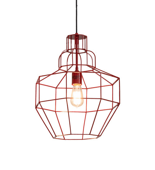 Meyda Tiffany 223345 One Light Pendant, Red Ruby