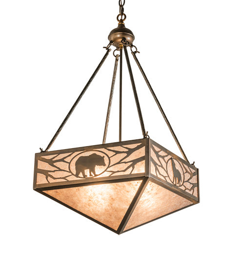 Meyda Tiffany 223450 Three Light Pendant, Antique Copper